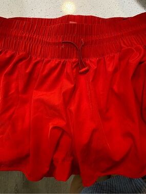 Simons Bright Red Athletic Shorts